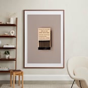 "Famous Food Black" - Art Print in Barbeque Black by Andrew McClintock - In a Room