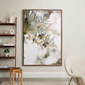 "olive branch 1" - Art Print in olive by Crystal Lynn Collins - In a Room