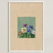 "Cluster" - Art Print in Jadeite Green by Brittany Smith - Framed