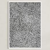 "10,000 Grains" - Art Print in Charcoal by Bryn Wears-Fitipaldi - Framed
