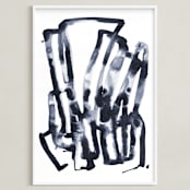 "Possibility" - Art Print in MIdnight by Stephanie Nowotarski - Framed