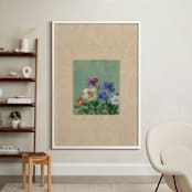"Cluster" - Art Print in Jadeite Green by Brittany Smith - In a Room