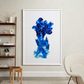 "Taihu stone" - Art Print in lapis lazuli by Yuke Li - In a Room