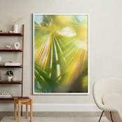 "Palm Fronds" - Art Print in Palm green by Tommy Kwak - In a Room