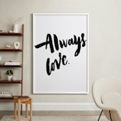"Always Love" - Art Print in Classic by Maria Clarisse - In a Room