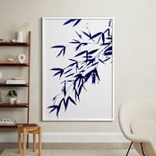 "Tranquil" - Art Print in indigo by indigo studio - In a Room