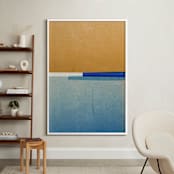 "Horizons II" - Art Print in Marigold by Sumak Studio - In a Room