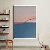 "Horizons IV" - Art Print in ocean by Sumak Studio - In a Room