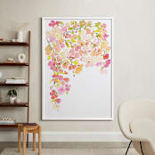 "Light Pink Cherry Blossoms" - Art Print in Cherry Blossom Pink by Yao Cheng Design - In a Room