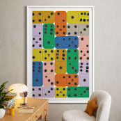 "Fun & Games I" - Art Print in Multi by Ampersand Design Studio - In a Room