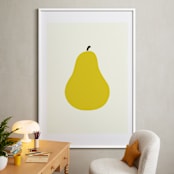 "Heirloom Pear" - Art Print in Danjou by Alexandra Stafford - In a Room