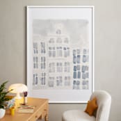 "skyscraper" - Art Print in White by Susanne Kasielke - In a Room