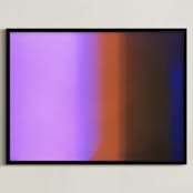 "Experiments with Film 003" - Art Print in Magenta by Arash Fattahi Acosta - Framed