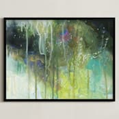 "Galaxy No. 1" - Art Print in Night by 2birdstone - Framed