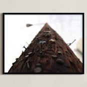 "Remnants " - Art Print in metals by Kate Binns - Framed