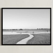 "Unleash" - Art Print in Black & White by Red Impressionz - Framed