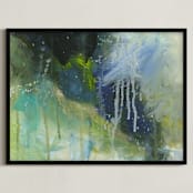 "Galaxy No. 4" - Art Print in Night by 2birdstone - Framed