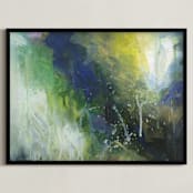 "Galaxy No. 2" - Art Print in Night by 2birdstone - Framed