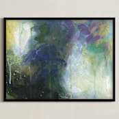 "Galaxy No. 3" - Art Print in Night by 2birdstone - Framed