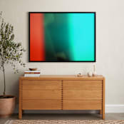 "Experiments with Film 006" - Art Print in Cyan by Arash Fattahi Acosta - In a Room