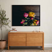 "Ranunculus 2" - Art Print in Canary by Keely Norton Owendoff - In a Room