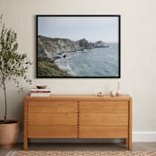 "West Side Drive" - Art Print in Grey Blue by Emmy Hagen - In a Room