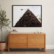 "Remnants " - Art Print in metals by Kate Binns - In a Room