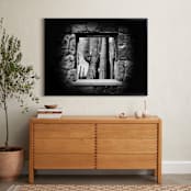 "The Lookout" - Art Print in Stone Gray by Stuart Heir - In a Room