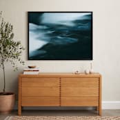 "Dark & Stormy" - Art Print in Blue Storm by Melissa Anne McClain - In a Room