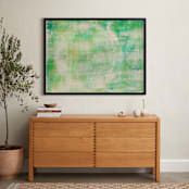 "Omniscient" - Art Print in Juniper Green by Stacy Kron - In a Room