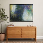 "Galaxy No. 3" - Art Print in Night by 2birdstone - In a Room