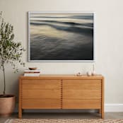 "The Uniqueness of Waves XXVI" - Art Print in Soft Sunset by Tal Paz-Fridman - In a Room