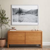 "desert diptych" - Art Print in black and white by Annie Clark - In a Room