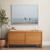 "August" - Art Print in Lake Blue by Kaitlin Rebesco - In a Room