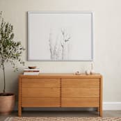 "Birch in Chappaquiddick" - Art Print in Birch Grey by jinseikou - In a Room
