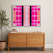 "Still Not Scared" - Art Print in Magenta by HAPI ART - In a Room