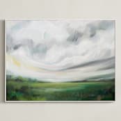"Mornings Away" - Art Print in Mornings Away by Emily Jeffords - Framed Canvas
