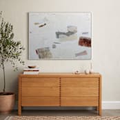 "Seasons Echo" - Art Print in Rusted by Jennifer Daily - In a Room