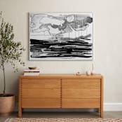 "Missouri" - Art Print in Black & White by Stephanie Nowotarski - In a Room