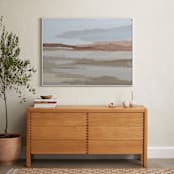 "Blushing Expanse" - Art Print in Expanse by Kati Ramer - In a Room