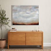 "Sienna Haze" - Art Print in Sienna by Nicole Walsh - In a Room