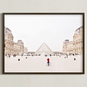 "Men in Red" - Art Print in Radiant Red by Kate Baird - Framed
