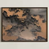 "The Sky" - Art Print in Brilliant Bronze by Jonathan Brooks - Framed