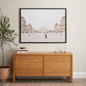 "Men in Red" - Art Print in Radiant Red by Kate Baird - In a Room