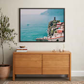 "Aquamarine" - Art Print in Mediterranean Blue by Lindsay Ferraris Photography - In a Room