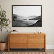 "Stormy Bay" - Art Print in Midnight by Bethan - In a Room
