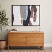 "A Trail to Follow" - Art Print in Obsidian by Jennifer Daily - In a Room