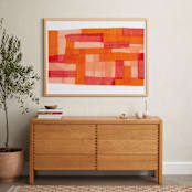 "Composite" - Art Print in Sienna by Kelly Nasuta - In a Room