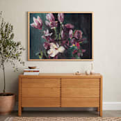 "Magnolia" - Art Print in Purple Magnolia by XL - In a Room