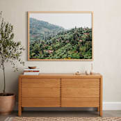 "Land of a Thousand Hills" - Art Print in Green by Alison Holcomb - In a Room
